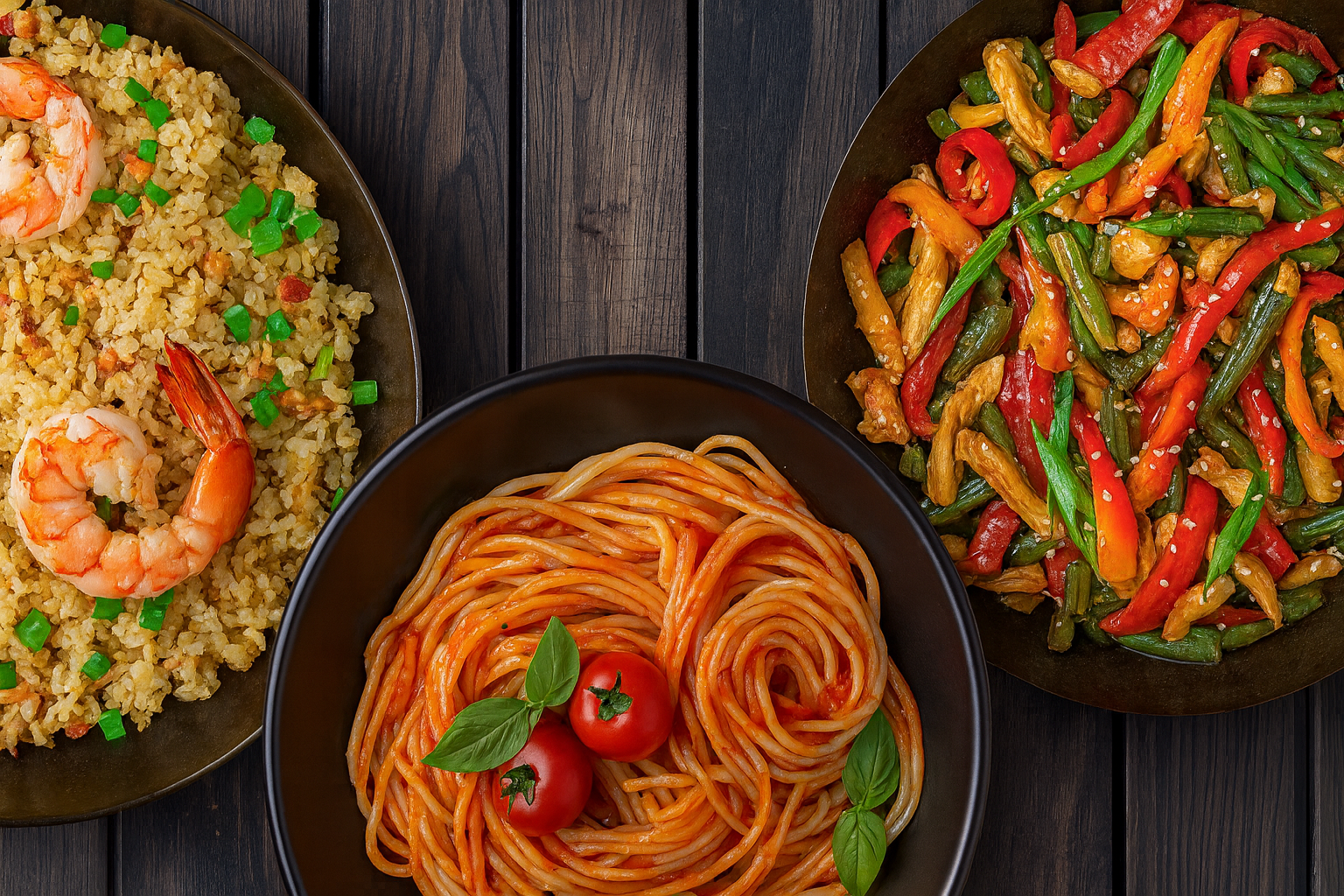 Restaurant ambience, cozy dining set up